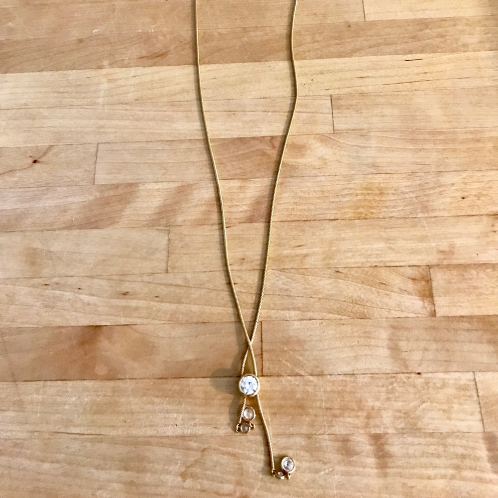 18 inch sterling lariat necklace